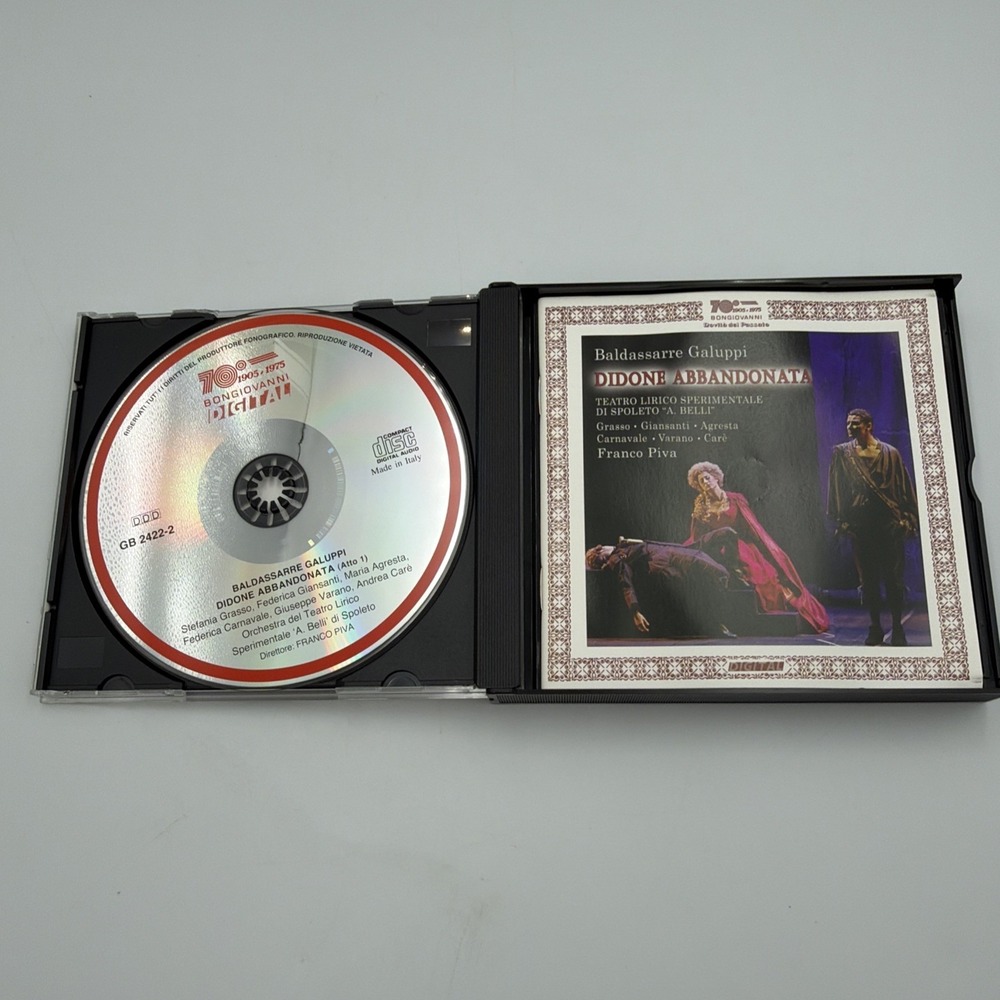 FRANCO PIVA BALDASSARRE GALUPPI: DIDONE ABBANDONATA 3 Cd Set - Picture 5 of 5